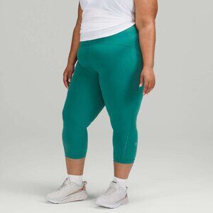 Lululemon Women's Swift Speed High-Rise Crop 21" Leggings - Teal
